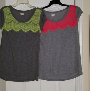Bundle of 2 shirts.  Aerie.  Size small.